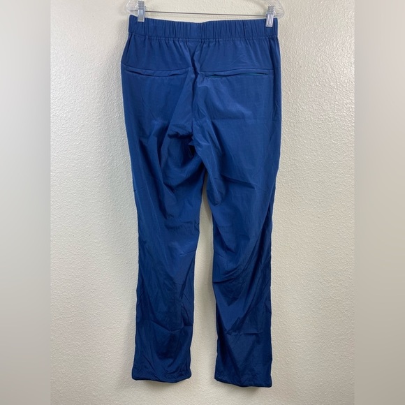 NEW Lolë Wander Track Pants Womens size Medium Blue Nylon Athletic Activewear - Picture 14 of 15